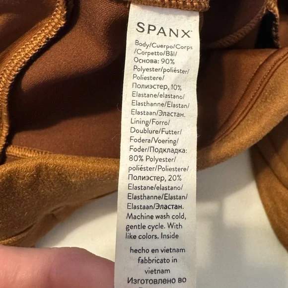 SPANX Cocoa Brown Leggings - Picture 7 of 8